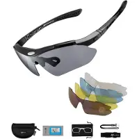 RockBros 10003 polarized cycling glasses - black