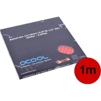Alphacool Schlauch AlphaTube HF 13/10 (3/8"ID) - UV Rot 1m