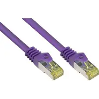 Varia RJ45 Patchkabel Cat 7 violett 50m mit RNS Rastnasenschutz