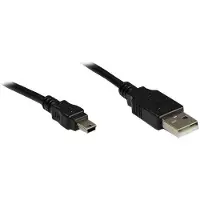 GOOD CONNECTIONS USB 2.0 an USB Mini B 5-pin 3m schwarz
