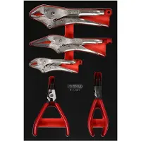 Ks Tools Zangen-Satz in Schaumstoffeinlage, 7-tlg - 812.0007