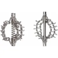 Ks Tools Kettenschleuderkopf mit Spike-Kette, 2 Ketten Ø30mm,16mm ( 900.2186 )