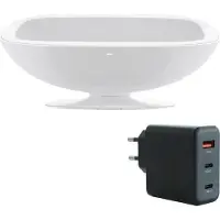 Lava Music Ladestation Space Charger 38 weiss mit Netzteil