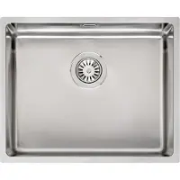 Reginox R32855 Houston 50x40 Edelstahlspüle ab Schrankbreite 60 cm / Flächenbündig / Flacheinbau / Unterbau
