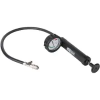 Ks Tools Handpumpe mit Manometer/Schlauch, max. 2,5bar