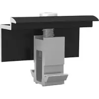 K2 Systems K2 DomeClamp Endklemme, 30-50 mm, schwarz eloxiert, 1 Stk.