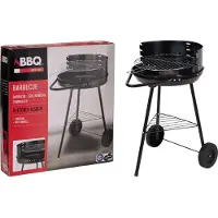 Gardalux Holzkohlegrill ANDALUZJA – Rundgrill mit 37 cm Grillrost – Kompakter Gartengrill
