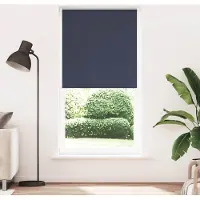 vidaXL Verdunkelungsrollo Marineblau 110x230 cm Stoffbreite 105,7 cm