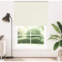 vidaXL Verdunkelungsrollo Cremeweiß 160x230cm Stoffbreite 156,6cm