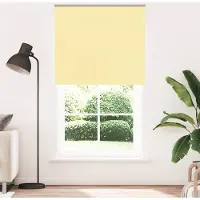 vidaXL Verdunkelungsrollo Gelb 125x230cm Stoffbreite 121,6cm Polyester