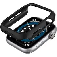 Spigen Thin Fit Bumper für das Apple Watch 4 / 5 / 6 / SE - 44 mm - Schwarz