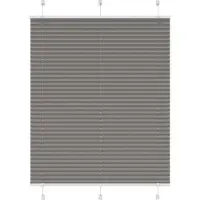 vidaXL Plissee Anthrazit 105x100 cm Stoffbreite 104,4 cm Polyester