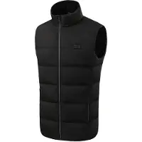 INF Wärmeweste mit 9 Heizzonen Schwarz 4XL
