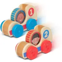 Melissa & Doug Set aus zwei Holzautos, GO TOTs-Kollektion