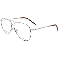 HUGO BOSS BOSS 1339 57/11/145 Burgunder Silber Metall DAMEN BOSS 1339