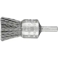 PFERD TOOLS Pinselbürste ungezopft PBU Ø20mm Schaft-Ø6 mm SiC-Filament-Ø0,90 Korn 180