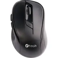 C-TECH Maus WLM-02/Ergonomisch/Optisch/Rechtshänder/1 600 DPI/Kabellos USB/Schwarz
