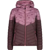CMP Woman Jacket Fix Hood Plum Plum 38