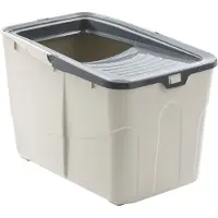 Nobby Katzentoilette Buxo Open grau