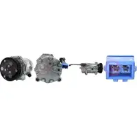Casco CAC73104AS Klimaanlage Klimakompressor R134a für VW Golf IV Schrägheck (1J1) Golf IV Variant (1J5) SHARAN (7M8, 7M9, 7M6) für AUDI A3 Schrägheck
