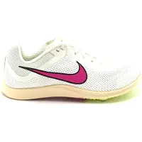 Nike Laufschuhe für Männer auf der Bahn Zoom Rival Distance FW 2024-Weiß/Rosa-45 1/2
