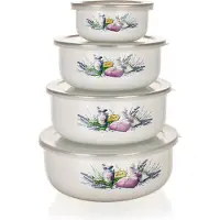 Banquet BANKETT-Set misek Emaille LAVENDEL, 8 St.