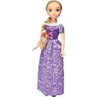 Dimian Prinsessenpop in paarse jurk - 80 cm