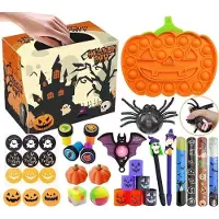 Leantoys Sensorisches Set Anti-Stress-Halloween-Fidget-Pop-It-Spielzeug