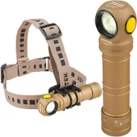 ArmyTek Wizard C2 Pro Max Sand White LED Taschenlampe mit Gürtelclip, mit Holster akkubetrieben 400