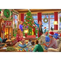Bluebird Puzzle Weihnachts-Puzzle Christmas Decorating - 2000 Teile