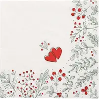Papstar 20 Servietten, 40 cm x 40 cm 3-lagig 1/4-Falz