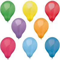 Papstar 80 Luftballons Ø 25 cm farbig sortiert