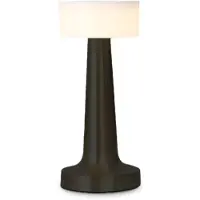 Luxus Europe - Tischlampe Touch Isabel Schwarz - Kabellose LED-Tischlampe für den Innenbereich – USB-C wiederaufladbar