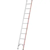 Hymer Sprossenanlegeleiter, 9 Sprossen, Länge 2,73 m, Reichhöhe 3,64 m, Gewicht 4,6 kg