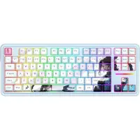 Redragon K728AK-RGB-PRO, Verkabelt & Kabellos, USB + RF Wireless + Bluetooth, Mechanischer Switch, Gemischte Farben