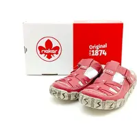 Rieker Damen Pantolette Clog sportlich rot L0396-33, Größe:40 EU, Farbe:Rot