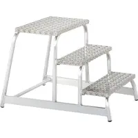 Zarges Aluminium-Maschinentritt Z 600 3 Stufen 0,6