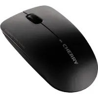 Cherry MC 2000 Kabelgebundene Maus mit schwenkbarem Rad, Schwarz, USB, Beidhändig, IR LED, USB Typ-A, 1600 DPI, Schwarz