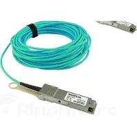 BlueOptics Q28-AOC-10M-BC-BO Glasfaserkabel QSFP28 OM3 Aqua-Farbe (Q28-AOC-10M-BC-BO)