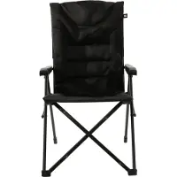 Travellife Barletta Camping Klappstuhl Cross Black - Rückenlehne in 3 Positionen einstellbar - Wasse