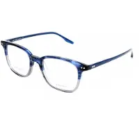 Safilo TRATTO 08 49/20/145 Brille Transparent blau gestreift grau glänzend Acetat HERREN TRATTO 08