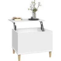 vidaXL Couchtisch Weiß 60x44,5x45 cm Holzwerkstoff