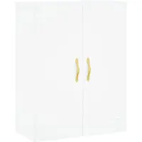 vidaXL Highboard Weiß 69,5x34x180 cm Holzwerkstoff