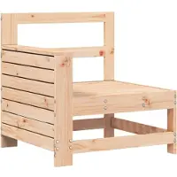 vidaXL Gartensofa mit Armlehne 69x62x70,5 cm Massivholz Kiefer
