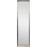 Xora Standspiegel INSIDE, 135 cm hoch, 35 cm breit, 40 cm tief, schwarz/silber