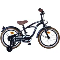 Volare Black Cruiser Kinderfahrrad - Jungen - 16 Zoll - Schwarz