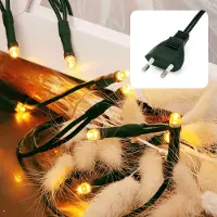 Hellum 20-tlg. LED-Lichterkette klassisch ww, Kabel grün