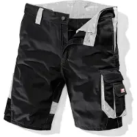 Bullstar kurze Arbeitshose WORXTAR schwarz/grau GLO760407082