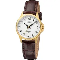 Regent Damenuhr F1458 Edelstahl Quarzwerk