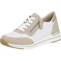 Remonte sportlicher Schnürer Beige